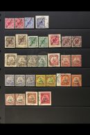 MARSHALL ISLANDS 1899-1901 FINE USED COLLECTION On Stock Page, Inc 1899 "Marschall" Opt 10pf (x2) & 20pf (x2,... - Other & Unclassified