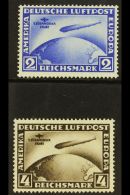 1930 Air First South American Flight Of Graf Zeppelin Complete Set (Michel 438/39, SG 456/57), Fine Mint, Lovely... - Andere & Zonder Classificatie