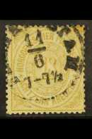 NORTH GERMAN CONFEDERATION 1869-70 18k Bistre (Southern District) Perf 14, Mi 23, SG 37, Cds Used With Toned Upper... - Other & Unclassified