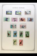 NEW CALEDONIA 1964-76 Postage Issues Lovely All Different Never Hinged Mint Collection Attractively Displayed On... - Otros & Sin Clasificación