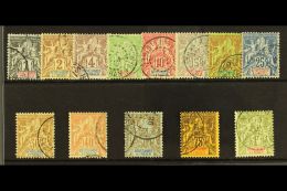 SENEGAMBIA AND NIGER 1903 Set Complete, SG 22/34 (Yvert 1/13), Very Fine Used (13 Stamps) For More Images, Please... - Otros & Sin Clasificación