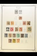 REUNION 1852-1947 FINE USED COLLECTION On Pages, All Different, Inc 1852 Reprint 'used', 1885-86 5c On 30c, 5c On... - Otros & Sin Clasificación