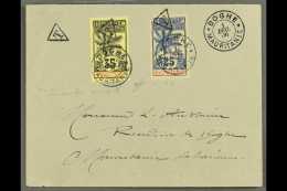 MAURITANIA 1906 Local Boghe Cover Franked 25c (fault) And 35c Ovptd With "T" In Triangle, Postage Dues. 35c Is... - Otros & Sin Clasificación