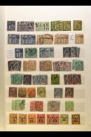 GUADELOUPE 1889-1947 Mint And Used Assembly Which Includes 1889 Surcharge Range To 15c On 20c, 1890-91 To 5c On 1f... - Otros & Sin Clasificación