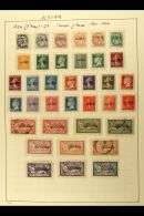 ALGERIA 1924-1954 MINT & USED COLLECTION In Hingeless Mounts On Leaves, Mint Or Used All Different Stamps, Inc... - Altri & Non Classificati