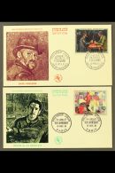 1961 French Art Complete Set (Yvert 1319/22, SG 1551/54), Superb Used Across Four Illustrated Unaddressed First... - Other & Unclassified
