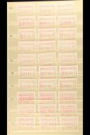 FRAMA LABELS 1982-2002 Superb Never Hinged Mint Collection On Stock Pages, ALL DIFFERENT Complete Sets Of 3 Or 4... - Other & Unclassified