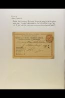 1882-1995 CARDS & COVERS COLLECTION A Neatly Presented Postal History Collection Presented In Mounts On... - Sonstige & Ohne Zuordnung