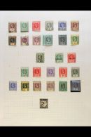 1876-1927 USED COLLECTION A Small Collection On Album Pages Which Includes 1876 1d Grey-blue Plus 6d Carmine-rose,... - Fiji (...-1970)