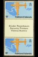 1979 11p Opening Of Stanley Airport WATERMARK TO LEFT Variety, SG 361w, Very Fine Never Hinged Mint Vertical... - Falklandeilanden