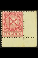 ROYAL MAIL STEAM PACKET COMPANY 1875 10c Carmine-rose Ship Letter Stamp, Never Hinged Mint With Lovely Fresh... - Danish West Indies