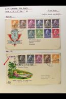 1958-93 COVERS COLLECTION A Large Collection Of Mostly First Day Covers On A Thick Pile Of Album Pages, Includes... - Christmas Island