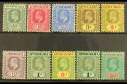 1907-09 Complete Set, SG 25/34, Very Fine Mint. Fresh And Attractive! (10 Stamps) For More Images, Please Visit... - Kaaiman Eilanden