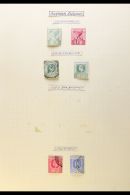 1901-1952 OLD TIME COLLECTION Presented On Old Album Pages, Mint & Used Ranges With Top Values & Sets.... - Kaimaninseln