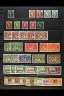 1900-1966 MINT SELECTION Presented On A Series Of Stock Pages. QV ½d & 1d, KEVII To 1s, KGV To Various... - Caimán (Islas)