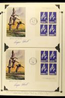ARTIST SIGNED FIRST DAY COVERS 1963 15c Blue Canada Geese (SG 539) - The Complete Set Of CORNER PLATE NUMBER... - Otros & Sin Clasificación