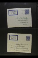 AEROGRAMMES 1947-1968 Very Fine Used Collection Of Postal Stationery Air Letters Presented On Stock Pages, Some... - Otros & Sin Clasificación