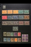 1882-1908 OLD TIME MINT COLLECTION Presented On A Pair Of Stock Pages. An Attractive Range, Some With Minor... - Other & Unclassified