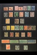 1852-1899 QUEEN VICTORIA COLLECTION CAT £3500 A Most Useful Used Collection Presented On Pair Of Stock... - Otros & Sin Clasificación