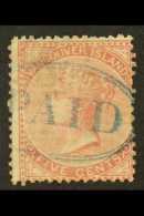 1865 5c Rose Perf 14, SG 13, Fine Used With Pretty "PAID" Blue Oval Pmk. For More Images, Please Visit... - Altri & Non Classificati