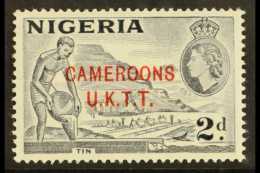 CAMEROONS TRUST TERRITORY 1960 2d Slate Blue, Type A, Ovptd, SG T4a, Fine NHM, Tiny Marginal Crease At Left.... - Other & Unclassified