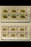 1969- 1976 NEVER HINGED MINT COLLECTION On Album Pages. An Attractive Collection, Mostly As Corner Plate Blocks... - British Indian Ocean Territory (BIOT)