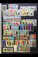 1953-1973 NEVER HINGED MINT COLLECTION On A Two-sided Stock Page, ALL DIFFERENT, Highly Complete For The... - Honduras Britannico (...-1970)