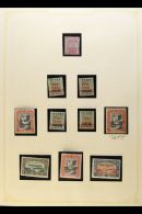 1889-1968 FINE MINT COLLECTION In Hingeless Mounts On Leaves, Inc 1889 96c Unused, 1890 Surchs Set, 1899 Surchs... - Guayana Británica (...-1966)