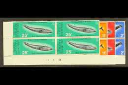 1977 Whale Conservation Complete Set, SG 79/82, As Superb Never Hinged Mint Plate Blocks Of Four. (4 Blocks) For... - Altri & Non Classificati