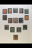 1866-85 MINT AND USED COLLECTION Includes 1866-68 Perf 12 Set To 100r Mint, 200r Unused Without Gum, And 500r... - Altri & Non Classificati