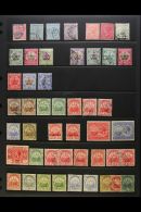 1865-1968 USED COLLECTION Presented On Stock Pages. Includes QV To 6d, KGV To 2s6d, KGVI To 5s Shades & QEII... - Bermudas