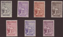 1933 Anti-Tuberculosis Fund Complete Set, SG 646/52 (COB 377/83) Fine Fresh Mint. (7 Stamps) For More Images,... - Other & Unclassified