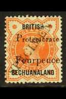 1889 4d On ½d Vermilion, Handstamped "Specimen", SG 53s, Very Fine Mint. For More Images, Please Visit... - Other & Unclassified