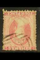 1863-77 4d Bright Rose WATERMARK INVERTED Variety, SG 26w, Finely Used, Minor Soiling, Scarce. For More Images,... - Sonstige & Ohne Zuordnung