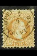 POST OFFICES IN THE LEVANT 1867-83 (fine Printing, Perf 9½) 15s Brown (Mi 5 II, SG 12) Fine Used With Clear... - Andere & Zonder Classificatie