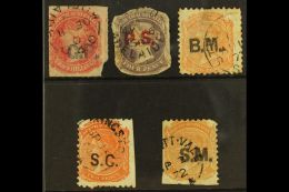 SOUTH AUSTRALIA DEPARTMENTALS - Small Used Selection In Various States Including "G.P." In Blue On SG 43, "P.S."... - Sonstige & Ohne Zuordnung