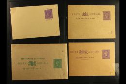 SOUTH AUSTRALIA POSTAL STATIONERY 1880's-1900's All Different Unused Collection Of Postal Cards Inc Illustrated... - Other & Unclassified