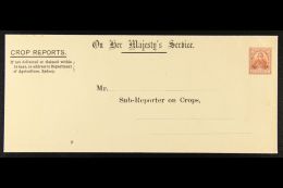 NEW SOUTH WALES 1891 4d "Crop Reports" Envelope, H&G 13, With "Specimen" Opt, Unused With A Couple Of Tiny... - Sonstige & Ohne Zuordnung