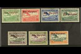 1929 Air Overprint Set Complete, Mi 210/16, Very Fine Used. Cat €1400 (£1190) For More Images, Please... - Albanien