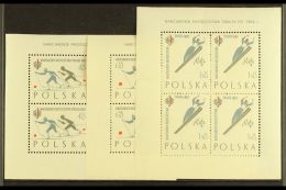 SKIING POLAND 1962 INTERNATIONAL SKI CHAMPIONSHIPS,  Perf 11 X 11½ Set, Mi 1294C/96C, In Superb Never... - Sin Clasificación