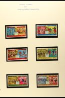 FOOTBALL (SOCCER) 1970's-1980's World Very Fine Mint (mostly Never Hinged) & Used Stamps In Hingeless Mounts... - Unclassified
