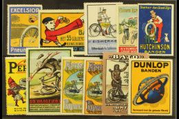 CYCLING A Charming Selection Of Advertising Labels From The Early 20th Century Featuring Cycling & Tyre... - Zonder Classificatie