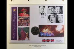 2002 QEII GOLDEN JUBILEE Superb Great Britain And Commonwealth Collection In Three Special Albums - First Day And... - Sin Clasificación