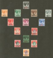 BRITISH ASIA 1912-52 MINT & USED RANGES On Old Album Pages. Includes Straits Settlements KGV Defins To $5,... - Otros & Sin Clasificación