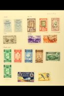WORLD COLLECTION. Late 19th Century To 1980's Some Mint But Mostly Used Stamps On Leaves, Mainly ALL DIFFERENT,... - Otros & Sin Clasificación