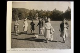 KGVI & QUEEN ELIZABETH - ORIGINAL PRESS PHOTOGRAPHS 1945-1947 Magnificent Collection Of Original Black And... - Sonstige & Ohne Zuordnung