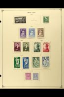 BRITISH EUROPE Including Middle East And Great Britain, A 1949-55 All Different Fine Mint Collection On Printed... - Altri & Non Classificati