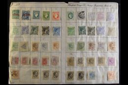 1850's TO 1930's ALL DIFFERENT FOREIGN COUNTRIES COLLECTION A Pile Of Approximately 200 Old Whitfield King And Co... - Other & Unclassified