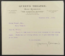 AUTOGRAPH - J. Harry Benrimo (1874-1942) Playwright For More Images, Please Visit... - Non Classificati