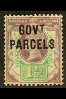 OFFICIAL GOVT PARCELS 1887 1½d, SG O65, Mint, Diagonal Bend For More Images, Please Visit... - Other & Unclassified